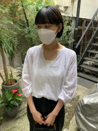ショート 金田 夏野のヘアスタイル