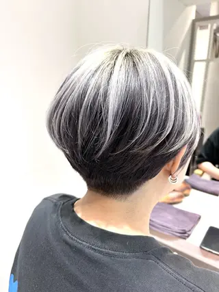 ショート 似合わせボブ🫧 丸みショート藤本のヘアスタイル