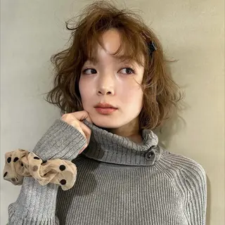 ショート カラー ヘアアレンジ MIYU/ケアブリ ーチカラー／デザインのヘアスタイル