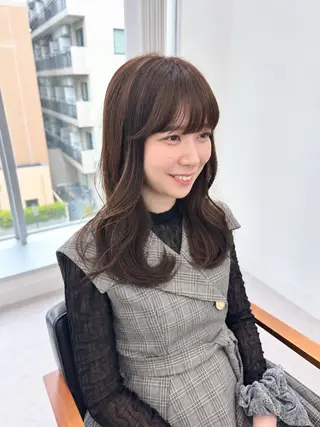 ロング カラー パーマ ヘアアレンジ メンズ キッズ 骨格補正カット/ レイヤー🌿JUNのヘアスタイル