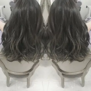ロング ヘアアレンジ カラー パーマ See by merのマツエク・マツパデザイン