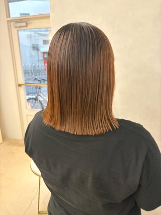 ミディアム haku【津久野店】 ERIKAのヘアスタイル