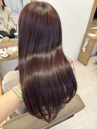 ロング カラー 松本 凜那のヘアスタイル