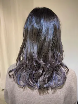 セミロング 坂本 なつきのヘアスタイル