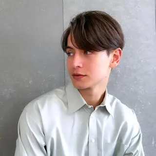 ショート パーマ メンズ メンズ💈毛流れパー マ✨メンズカット吉田のヘアスタイル