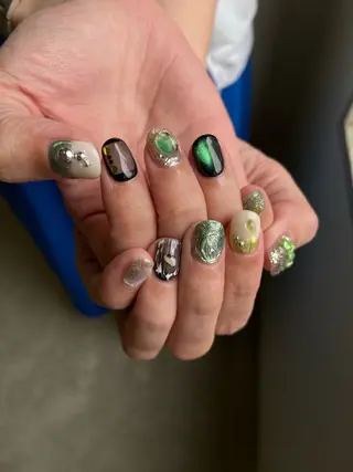 ネイル 草加ニュアンスネイル 🌚hersのネイルデザイン