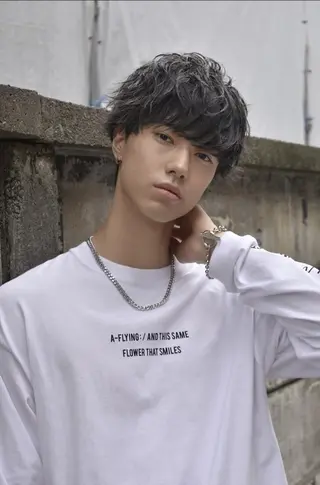 ショート パーマ メンズ 河島 裕樹のヘアスタイル
