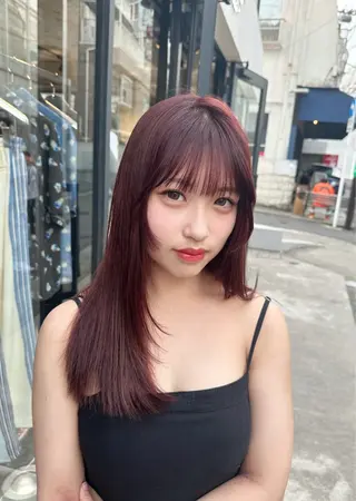 セミロング hair salon en/NONOのヘアスタイル