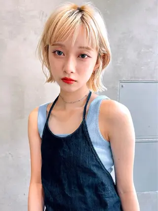 ショート カラー 艶髪／韓国ヘア🎀 Kanon︎︎⁺.のヘアスタイル