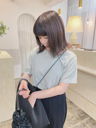 ミディアム スギヤマ ショウゴのヘアスタイル