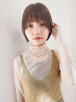 ショート カラー BASSA 下井草店のヘアスタイル
