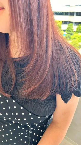 ロング カラー Eleanor枚方店 店長　飛鳥　薫のヘアスタイル