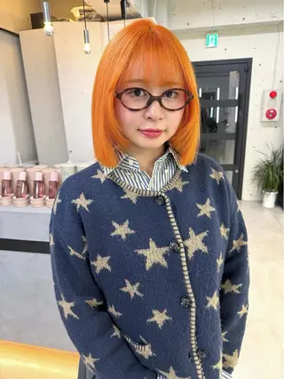 ショート カラー Hana ハイトーン🕯🩰のヘアスタイル