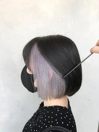 ショート カラー ヘアアレンジ インナーカラー屋さん 🫧伊藤拓実のヘアスタイル
