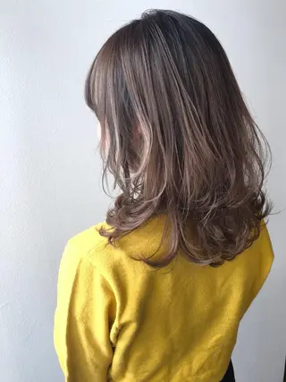 セミロング peige 斉藤✨大人ヘアー✨のヘアスタイル