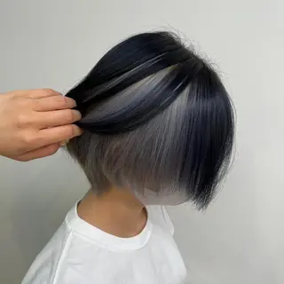 ショート パーマ ヘアアレンジ 💕上野美容師☁ ブリーチ💖サワのヘアスタイル
