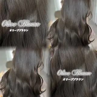ロング カラー 🎀🎶はがりな ワンカラー💝のヘアスタイル