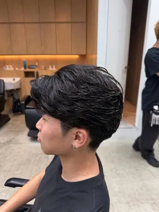 パーマ メンズ fifth天神 パーマ特化/石橋航海のヘアスタイル