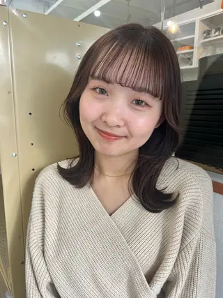 ミディアム カラー 🌼sunc HINAMI🌼のヘアスタイル