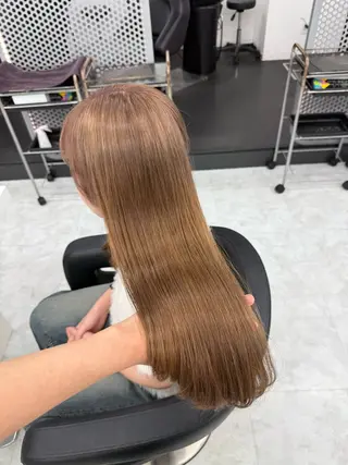 ロング カラー 🥂上品ワンホンヘア 🥂nozomiのヘアスタイル