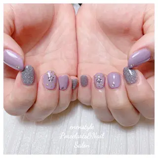 ミディアム ネイル 🐾enen style 🐾のネイルデザイン