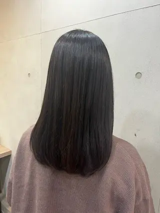 ミディアム おせ ちさとのヘアスタイル