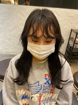 ロング パーマ フレンチボブパーマ Yuukiのヘアスタイル