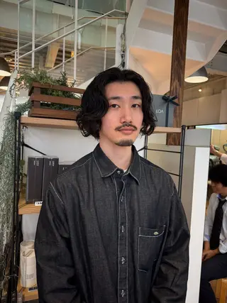 ミディアム パーマ モデル募集✨ YUTOのヘアスタイル