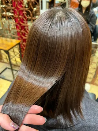 ロング パーマ 水川 七海のヘアスタイル