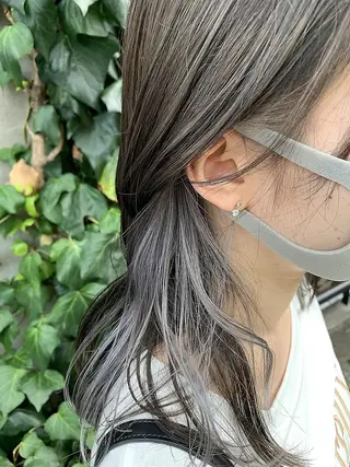 カラー ロング パルーザ代表👑 YUYAのヘアスタイル