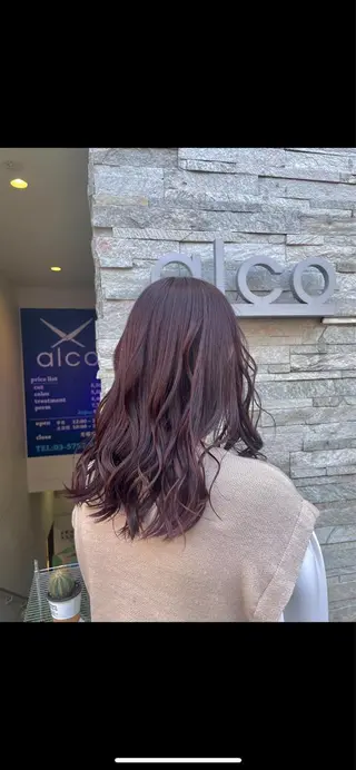 セミロング カラー ヘアアレンジ 💖KANAMI💖 似合わせヘアスタイルのヘアスタイル