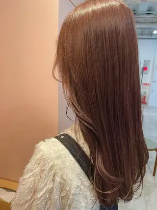 セミロング カラー ヘアアレンジ REONA🪽✨薬院 レイヤーカット🫧のヘアスタイル
