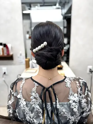 ロング ヘアアレンジ 伊藤 栄子のヘアスタイル