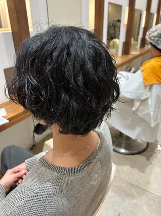 パーマ メンズ 柳内 まゆのヘアスタイル