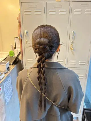 ロング ヘアアレンジ 透明感カラー🩰🤍 髪質改善🪄/伽音のヘアスタイル