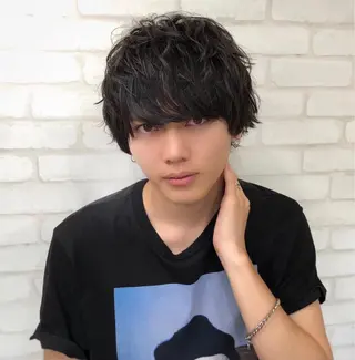 ショート メンズ 春日部 西口徒歩5分 寒色カラー 日和佐のヘアスタイル