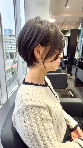 ショート ショート上手い人/ 銀座/なかじのヘアスタイル