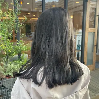 ロング カラー [siie] カキのヘアスタイル