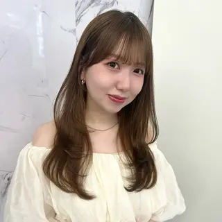 ロング カラー ParveMix￤ 出石 菜々🥂のヘアスタイル