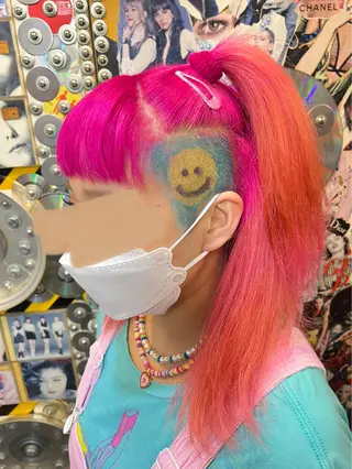 ミディアム カラー ヘアアレンジ KOYA ｺﾔのヘアスタイル