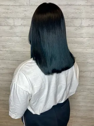 セミロング カラー 小池 穂果/ 府中のヘアスタイル
