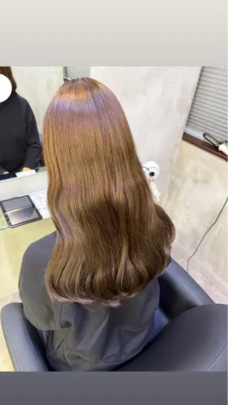 セミロング 透明感 オリーカラー Anna ʚ🎀ɞのヘアスタイル