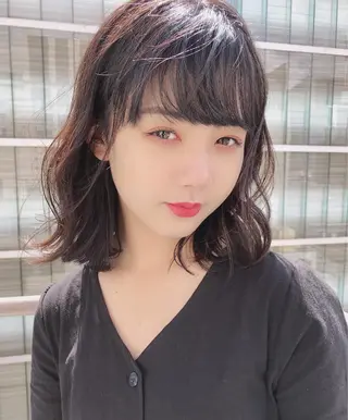 ミディアム カラー 上條 航平のヘアスタイル