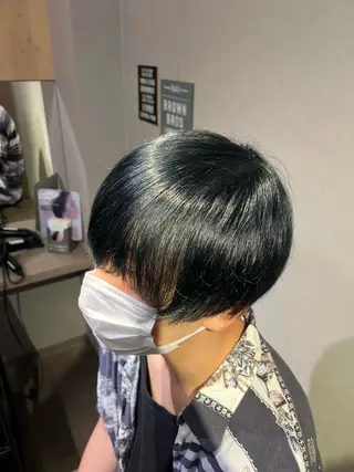 カラー 鎌田 輝のヘアスタイル