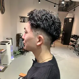 ショート パーマ メンズ Mizuki Yajimaのヘアスタイル