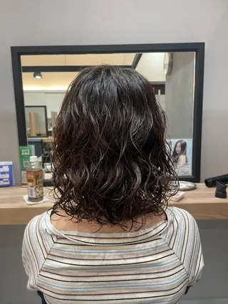 ミディアム パーマ ニュースタイル SOHOのヘアスタイル