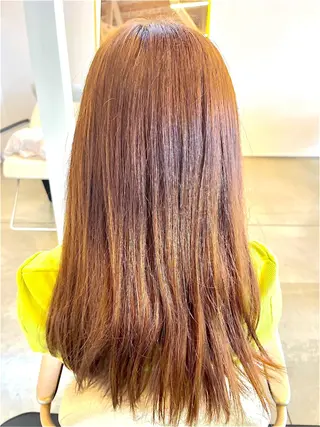 ロング カラー 木村 莉菜のヘアスタイル