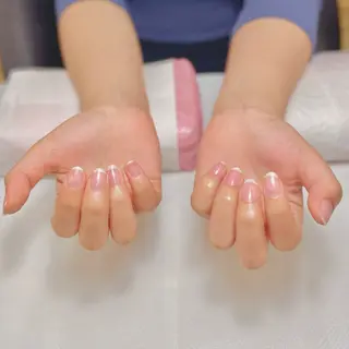 ネイル MAXKELLY正池 白フレンチ募集🕊️のネイルデザイン