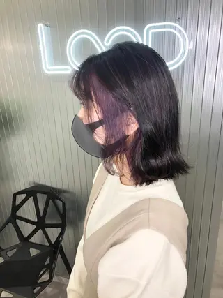 ミディアム カラー LOOP hairのヘアスタイル