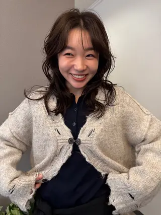 ロング カラー パーマ/透明感カラー 元町🌱takutoのヘアスタイル